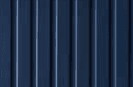 Dark blue fluted panels
